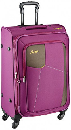 Skybags Footloose Rubik Polyester 580 mm Purple Softsided Cabin Luggage (STRUW58EPPL)