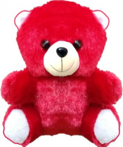 Mofaro Red Teddy Bear Small  - 10 cm(Red, White)