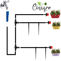 CINAGRO - Drip Irrigation Garden Watering 10 Plants Drip Kit