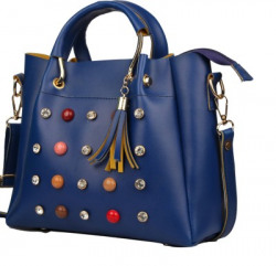 Deniza Hand-held Bag(Blue)