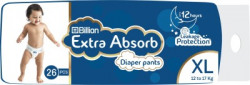 Upto 43% Off Billion Extra Absorb Diaper Pants+ Buy 4 save 15%