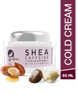 MCaffeine Shea Butter Caffeine Cold Cream, 50 ml with Vitamin E - Paraben Free