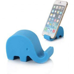 HMSTEELS Elephant Design Mobile/Tablet Stand/Holder-Blue