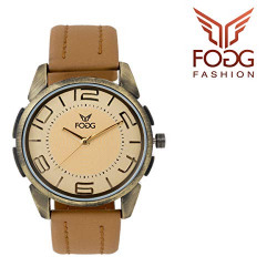 Fogg Analog Gold Dial Men's Watch 11048-GL