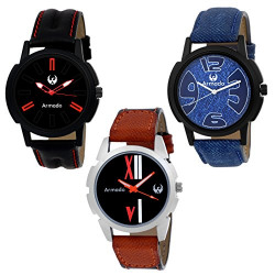 ARMADO AR-158011 Combo of Three Watches-for Men