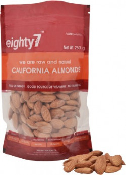 Eighty 7 California almond 250gm Almonds(250 g, Pouch)
