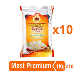 SHRILALMAHAL Empire Basmati Rice (Most Premium) (10 x 1 Kg)