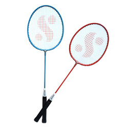 Silver's Kids SIL-SM-JR-Combo-4 Aluminum Badminton Racquet, Pack of 2 