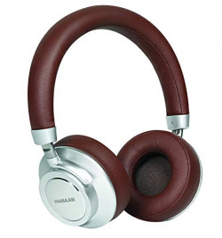 Hamaan H-30 Super Bass Wireless/Wired Bluetooth On-Ear Headphones (Brown)
