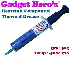 Gadget Hero's Thermal Grease Paste ISOL 6 Heat Sink Compound for CPU and Chipsets (Grey, 30g)