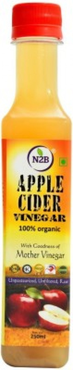 N2B Organic Raw, Unpasteurized & Unfiltered Apple Cider Vinegar- With Stand of Mother Vinegar(250 ml)