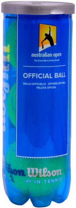 Wilson Australian Open Tennis Ball  (Pack of 3, Green)