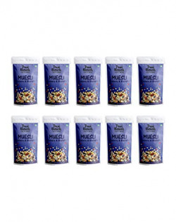 True Elements Cranberry and Blueberry Muesli (30gm*Pack of 10)