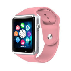 Hoteon A1 Bluetooth Smart Wrist Watch (Pink)