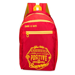 Chris & Kate Polyester 27 Ltr Red School Backpack at Rs.199
