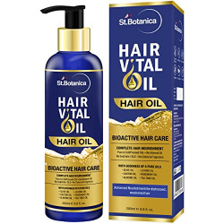 StBotanica Hair Vital Bioactive (6 Pure Oils in 1) oil - No Mineral Oil and Parabens - 200ml