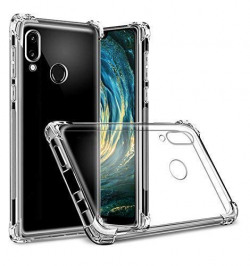 ECellStreet Drop Cusion Soft PC TPU Bumper Slim Protective Case Cover with Raised Beizels for Samsung Galaxy M20