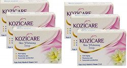 Kozicare Kojic Acid Skin Whitening Soap, 75g (Pack Of 6)