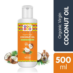 Bey Bee Edible Organic Extra Virgin Coconut Oil for Cooking, Hair & Skin - 500 ml