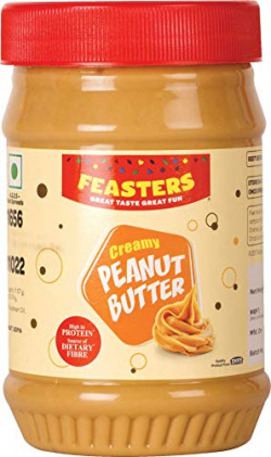 Feasters Peanut Butter Creamy Bottle, 510g