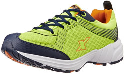 Sparx Men's SX0213G Fluorescent Green and Orange Running Shoes - 7 UK (SM-213)