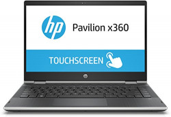 HP Pavilion x360 2018 Core i3 8th Gen 14-inchTouch Screen Laptop (4GB/1TB HDD/Windows 10/MS Offfice/Integrated Graphics/Natural Silver, 1.59 Kg) (14-cd0076tu)