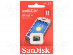 SanDisk 32GB Class 4 microSDHC Flash Memory Card (SDSDQM-032G-B35)