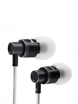 Rovking White & Black 7XPlus In-Ear Earbuds with Mic