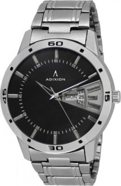 ADIXION 9519SMDD01 New Stainless Steel Day & Date Series Youth Wrist Watch Watch  - For Men