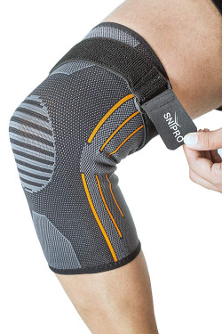 Knee Cap Support Sleeve with Adjustable Strap for Pain, Gym, Jogging, Workout, Sports, Running for Men and Woman (Large) 