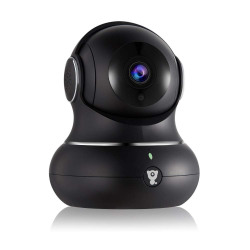 3D Littlelf Wireless IP WiFi CCTV [Watch Online Demo Right Now] Indoor Security Camera (Support Upto 128 GB SD Card) (720P, Black)
