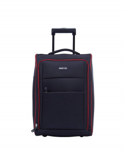  BagsRUs Polyester 19 cms Black Softsided Cabin Luggage (CA113FBL)