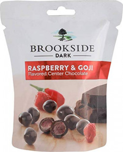 Brookside Flavored Center Chocolate - Raspberry & Goji 100gm- (Pack of 4)