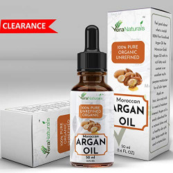 hisMane Organic Cold Pressed Argan Oil, 50ml