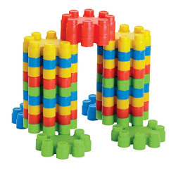 Lodestone Pagoda Blocks, Block Games for Babies, 3-8 Years (Multicolour)