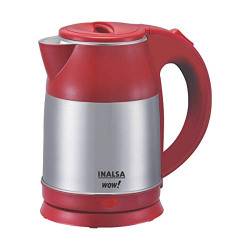 Inalsa Wow 1.8-litres Kettle (Grey/Red)