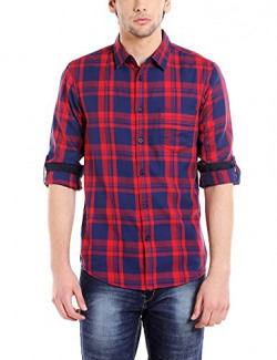 Dennis Lingo Men's Checkered Slim Fit Casual Shirt Starting From 419