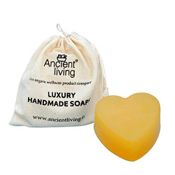 Ancient Living Handmade Designer Heart Shaped Soap enriched with Orange essential oil - Set of 2
