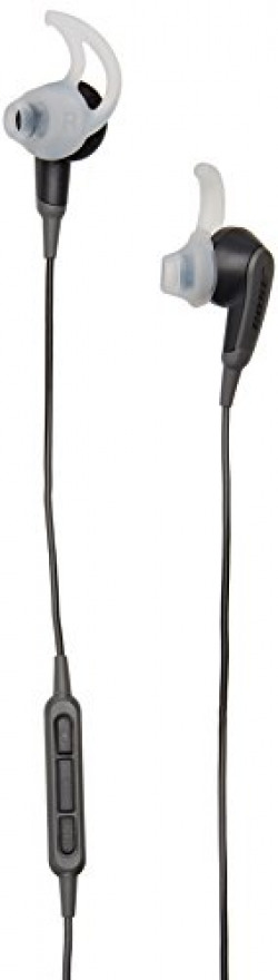 Bose SoundSport In-Ear Headphones with Mic (Charcoal Black) for Apple Devices