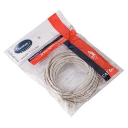 Quantum CT-80887 Ethernet Patch Cord CAT5 RJ45 LAN Straight Cable (White)