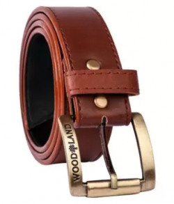 Woodland Brown Faux Leather Casual Belt - Pack of 1 81%OFF