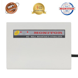  Monitor 4-KVA Wall Mountable Voltage Stabilizer For 1.5 Ton AC (100% Copper)