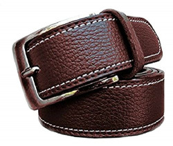 Zacharias Men's Premium PU Leather Belt Brown