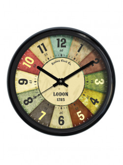 Check this out RANDOM Multicoloured Round Printed Analogue Wall Clock