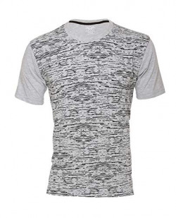 Shaun Men's Cotton Half Sleeve T-shirt (Grey, Small)