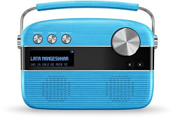 SAREGAMA Carvaan SC01 Portable Digital Music Player with Remote Control (Electric Blue)