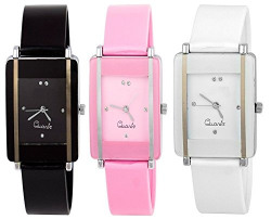 Bobo Bird Analog Multicolour Dial Watches For Womens/Girls (Combo Pack 3 ) Bb-W011
