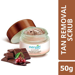 Everyuth Naturals Tan Removal Scrub, Chocolate And Cherry, 50g