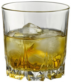 Pasabahce Karat Whisky Glass Set, Set of 6, Transparent