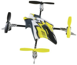 Heli-Max Canopy Set with 4 Rotor Blades, Yellow